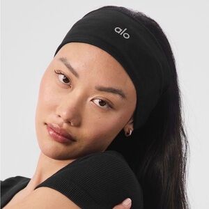 Alo Women's Black Performance Conquer Headband